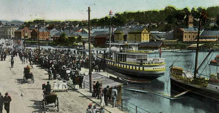 På reise med kanalbåt De ærverdige kanalbåtene har trafikkert Telemarkskanalen siden slutten av 1800-tallet.