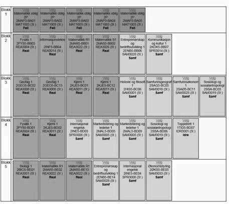 SKOLERUTA 2017/2018 Blokkskjema VG3 Høst 2017 Måned Fridager August Skolestart mandag 21.8. September Oktober Høstferie 5.