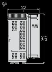 volum av kjøleluft driftsposisjon 38 m3/t Vertikal +/- 10 grader THDI <= 48 % full load IEC 61000-3-12 elektromagnetisk kompatibilitet 1.
