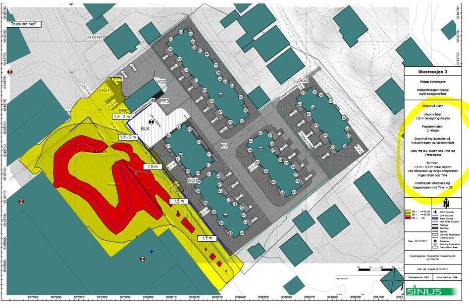 Rapporten omhandlar støy frå biltrafikk, industribedrifter og samferdsel.