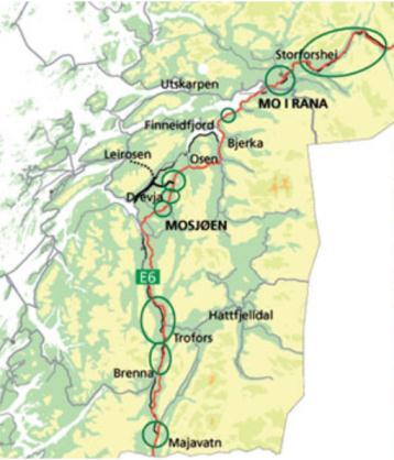 Rana kommunestyre har sluttet seg til Veipakke Helgeland mht. utbygningsomfang og finansiering av E6 på Helgeland, slik det fremkommer i notat fra SVV.