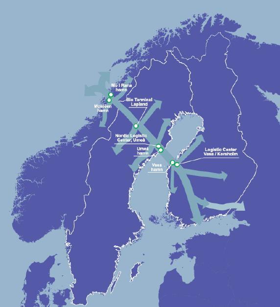 Nordic Logistic Center Corridor (NLC-C) For kort tid siden (oktober 2011) meddelt EU-kommisjonen at E12 foreslås å inngå i TEN-T (Transeuropeiske transportnettet).