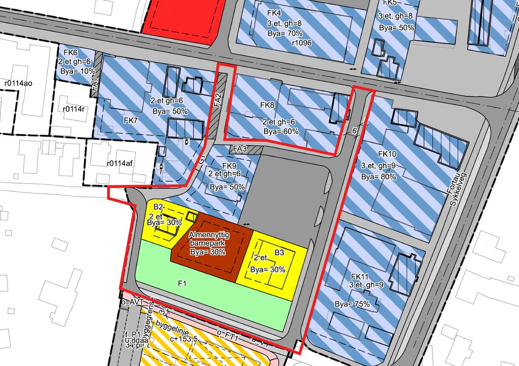 -2- I reguleringsplanen r1096 for Heimdal sentrum av 30.05.