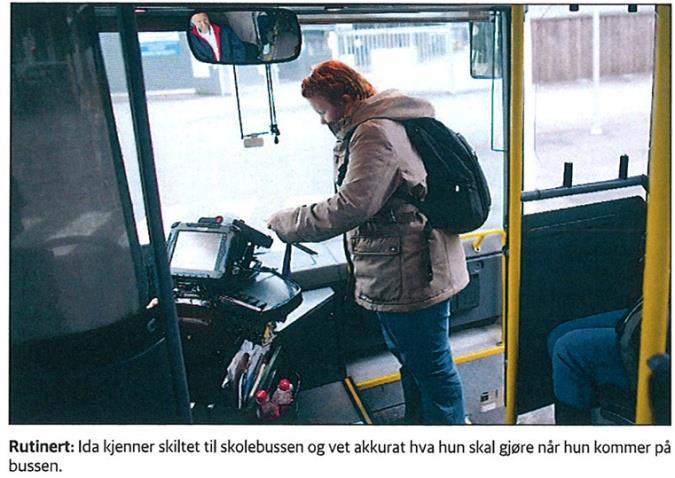 Da hun skulle begynne på vg.