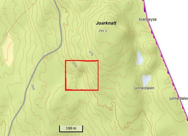 naturverdier og vannets løp i området mener vi den nye lokaliseringen kan være mer konfliktfull enn opprinnelig plassering.