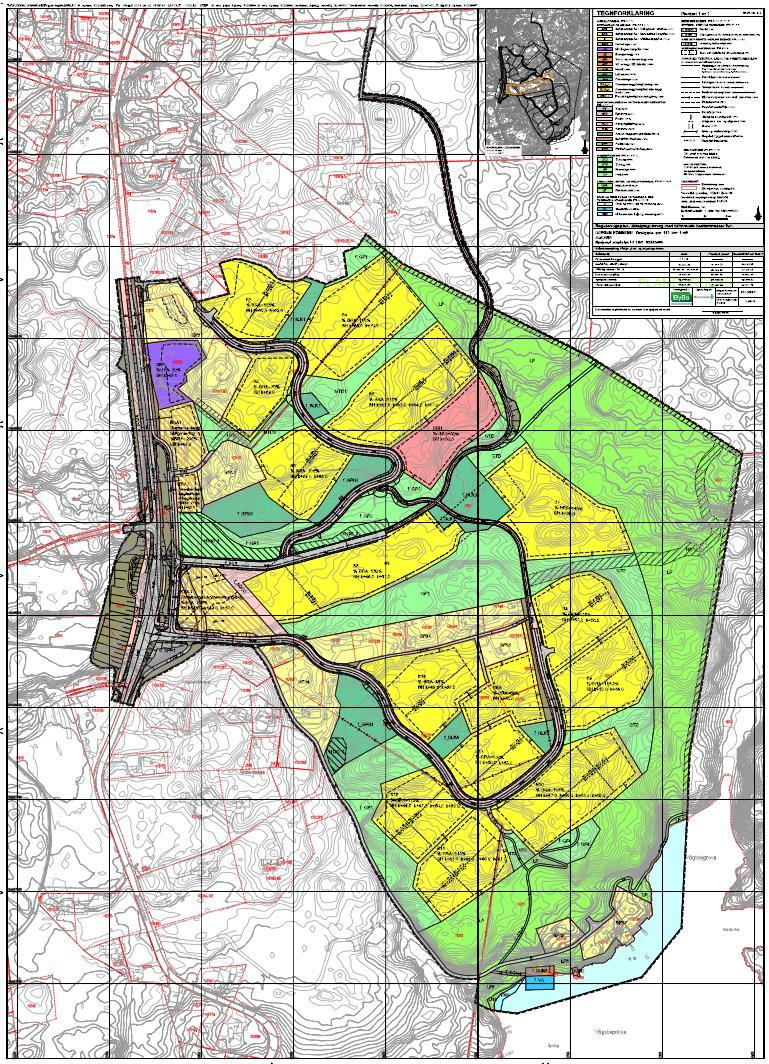 Figur 1 Reguleringsplan foreløpig