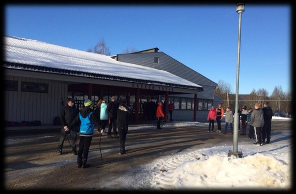 Velkommen til Kroken skole Vi er en barneskole med 72 elever dette skoleåret fordelt på 1. 7.klasse. Skolen har barnehagen og naturen som nærmeste naboer.