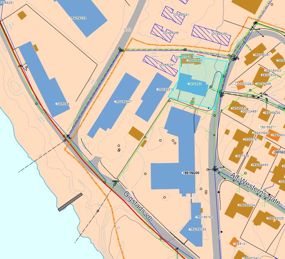 Kildesporing av PFAS til Tyrifjorden M-863 Hønefoss Krom og Nikkel AS ST-B-OV3 ST-B-E Figur 0.