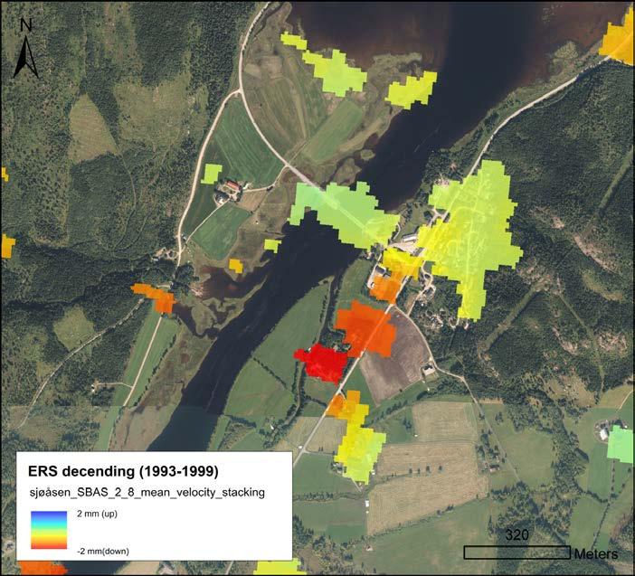 Rørslemålingar Rørslemålingar av Sjøåsblokka med bladsøker InSAR-data Intro Teori Metode RESULTAT & DISKUSJON Konklusjon Forflytting [mm] Forflytting [mm] Forflytting [mm] 0,50 0,46 0,42 0,38 0,34