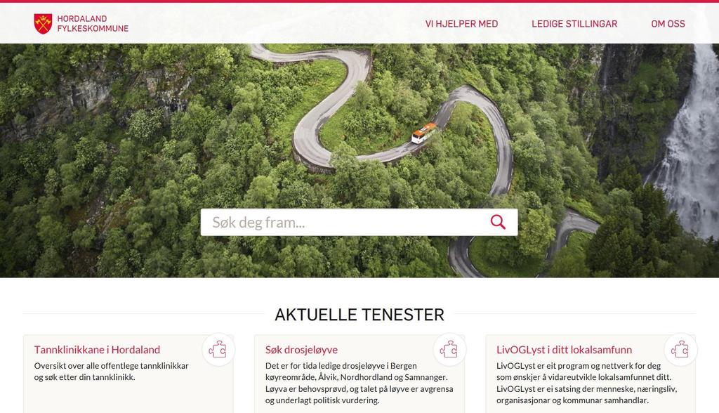 Internett Ein viktig del av rettleiings- og informasjonsarbeidet om fylkeskommunen sin planaktivitet, rådgjeving, dialog og kompetansebygging skjer på nettsida www.hordaland.