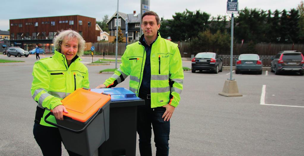 Administrerende direktør Grethe Olsbye og leder for innsamling Terje Dahl.