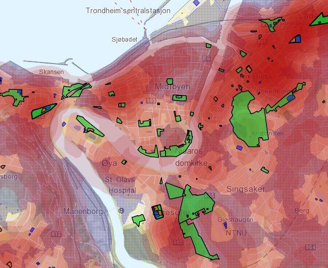 Underdekning av nærmiljøanlegg og