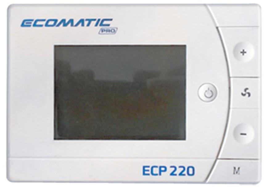 Regulator tye ECP220 for EC vifter. ECP220 er for aerotemere med EC vifter.