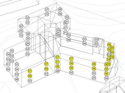 5 Beregninger av utendørs støy Lden < 55 db Lden >= 55 db Lden >= 65 db Figur