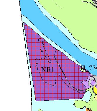 Forslag til endringer /nytt areal NR1 Næringsområde Stokkvågodden videreføres fra forrige plan og utvides til å omfatte ca 100 da havareal. Samtidig utvides område mot sørøst.