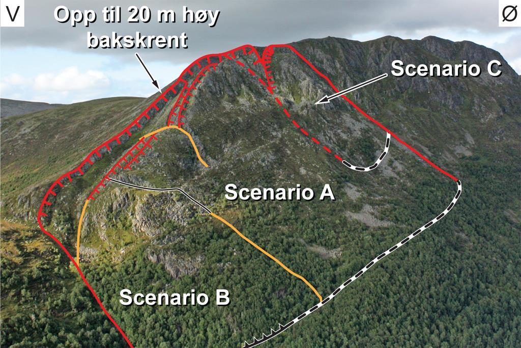 NGU sine database om ustabile fjellsider