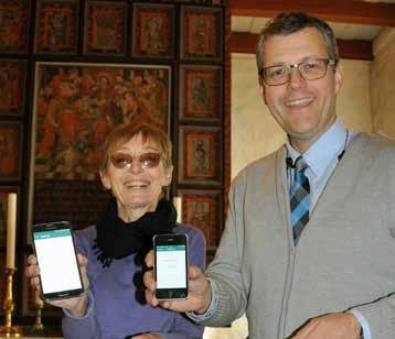 Kirkeofring via mobil Flere menigheter i Re har tatt i bruk en elektronisk tjeneste i tillegg til kontanter.