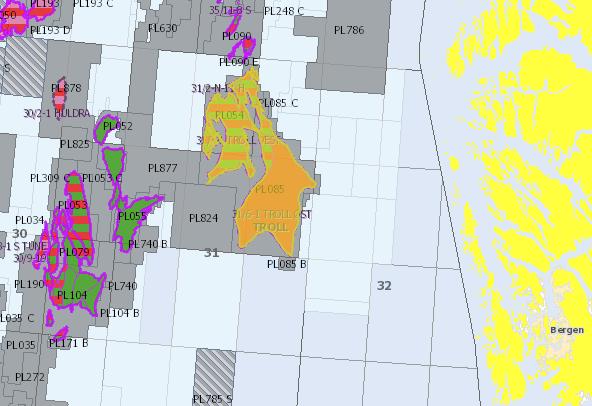 3.2 Utslipp av vannbasert mud, Statoil, Troll C, Songa Equinox Kystverkets vaktlag mottok 15. februar 2017 melding fra Petroleumstilsynet om et utslipp av ca.