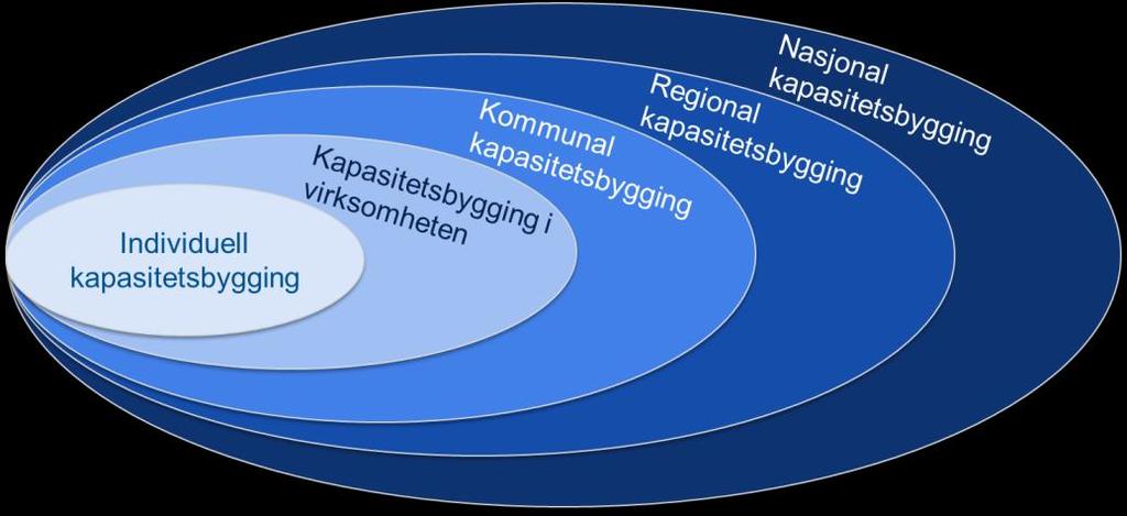 De riktige driverne for utvikling i hele systemer Kapasitetsbygging Kapasitetsbygging handler om de ferdighetene Samarbeid de holdningene de kunnskapene Presis pedagogikk de evnene enkeltindivider og