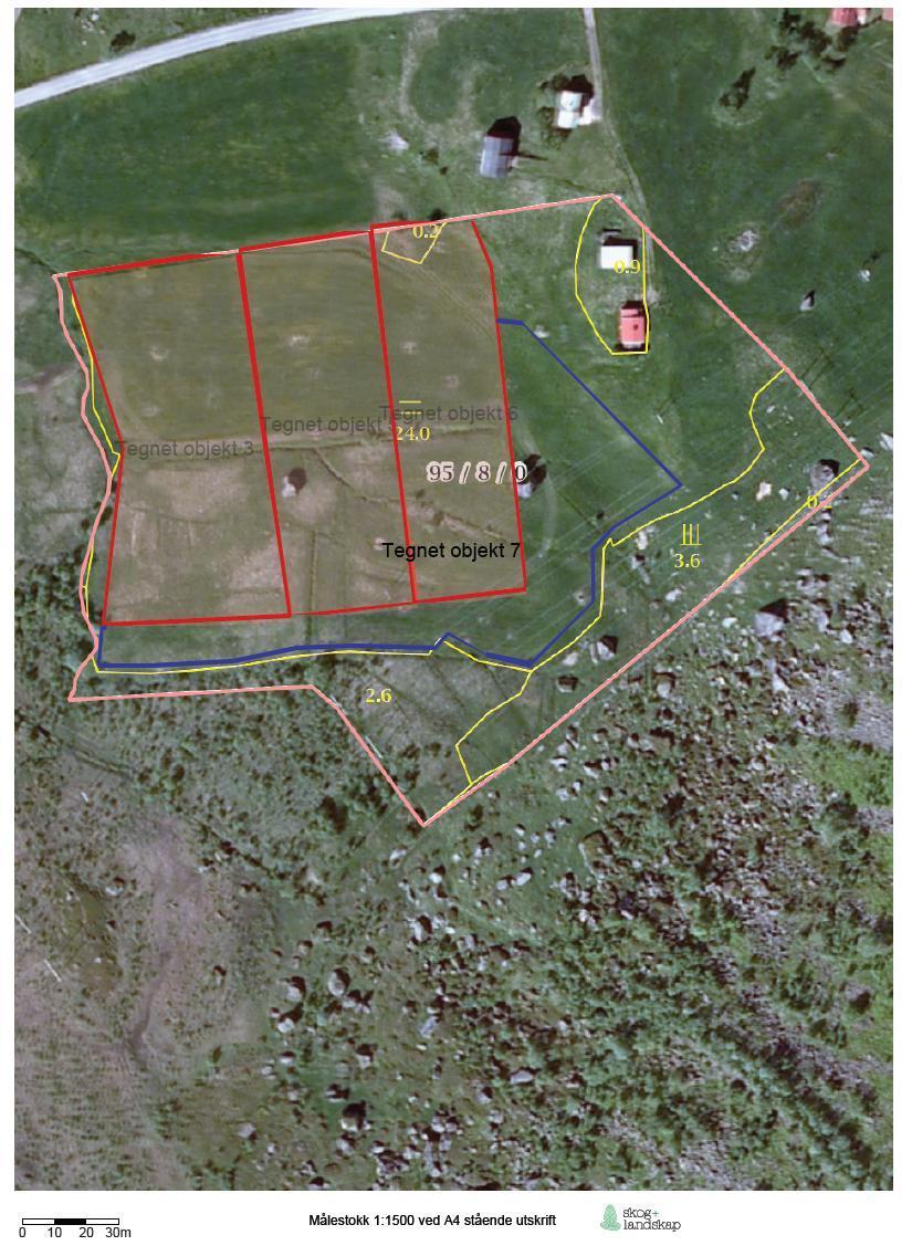 DRENERINGSPLAN GNR. 95, bnr. 8 NAVN.