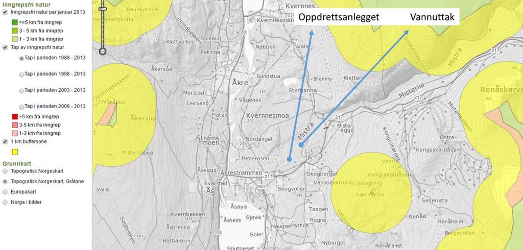 14 3.7 Akvatisk miljø Fylkesmannen ba NVE i 2009 om å vurdere om tiltaket gir endrede forhold for storørretstammen fra Storsjøen som bruker Mistra som gyteområde.