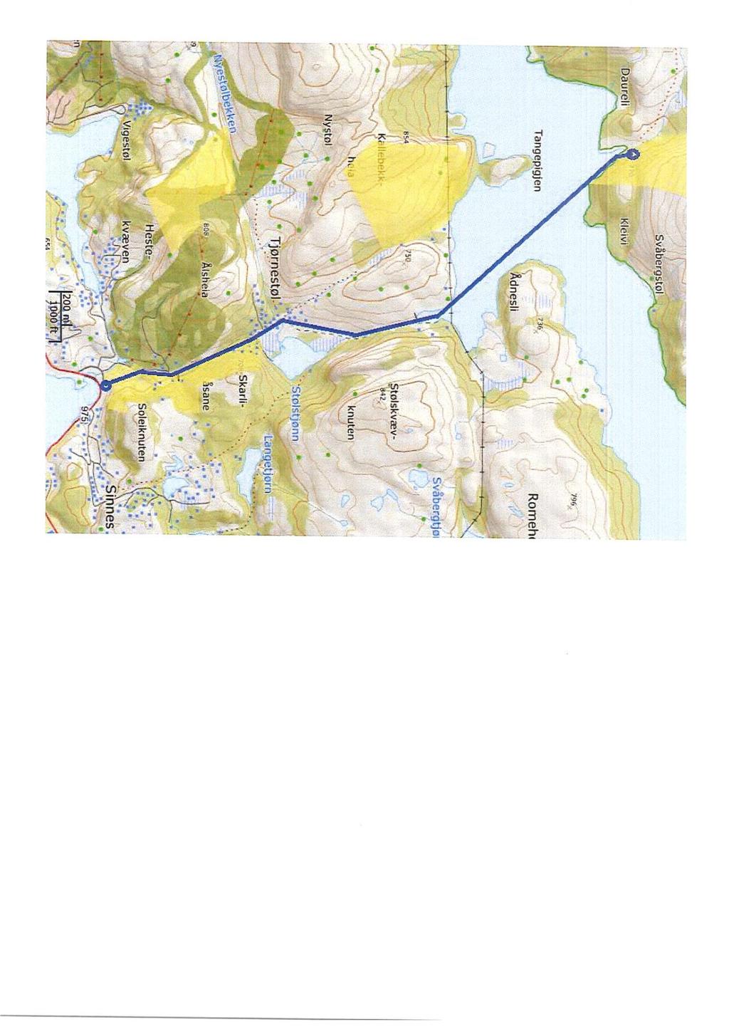 Saksutgreiing Bakgrunn for søknaden Eirik Pettersen søkjer om løyve til transport med snøskuter i Setesdal Vesthei Ryfylkeheiane landskapsvernområde på gnr.9, bnr. 5 i Sirdal kommune.