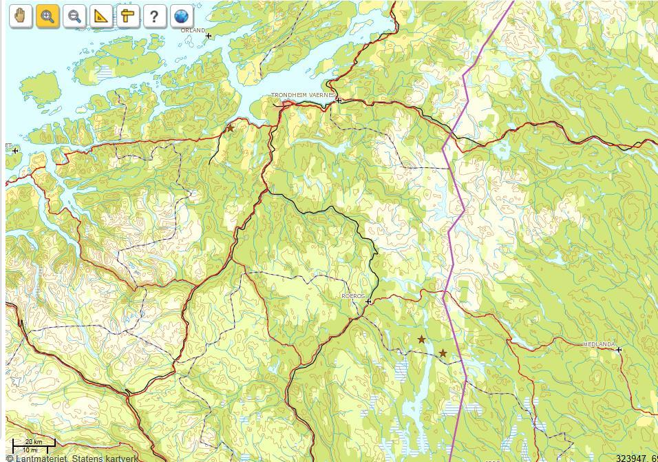 Side 7 av 48 Fig 5: Fordeling av binner i Sør-Trøndelag i perioden 2006 2014 (www.rovbase.no) Fig 6: Andel registrerte hunnbjørner i perioden 2009 2015 (Aarnes m.fl.