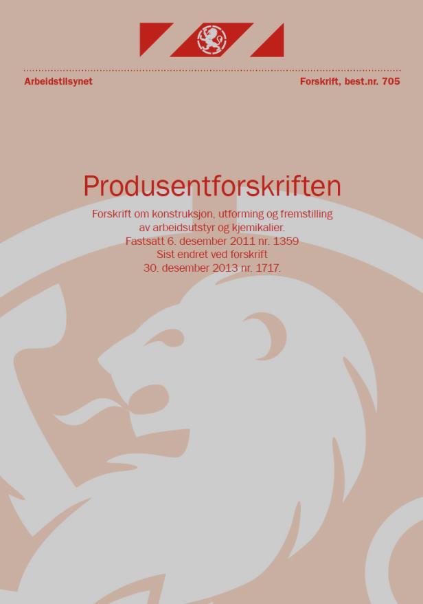 Produsentforskriften 1-1.