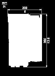 volum av kjøleluft driftsposisjon 38 m3/t Vertikal +/- 10 grader THDI <= 48 % full load IEC 61000-3-12 elektromagnetisk kompatibilitet 1.