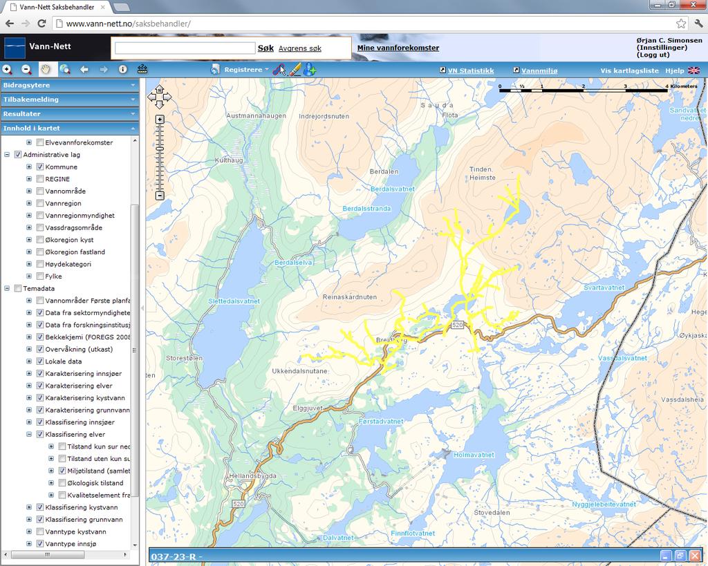 Elggjuvet bekkefelt (037-23-R) Overvåkingsdata mm: Moderat (påvirkningsanalyse, ph: moderat)