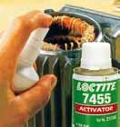 andre plasttyper med lav overflateenergi Loctite 7458 Universal For alle underlag God på part life - kan påføres før eller etter Lite lukt