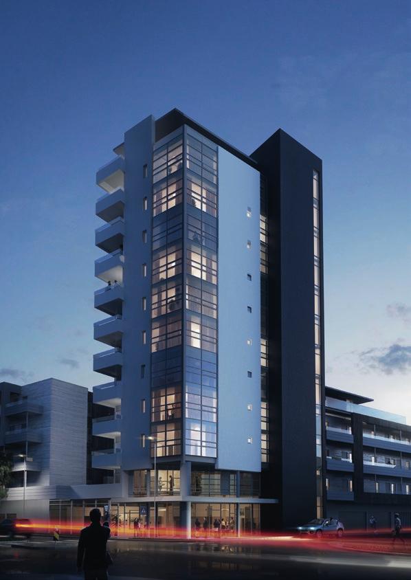 Topp leiligheter. Helt til topps. Utsikt mot Klepp sentrum fra Kleppevarden Nå kommer det 20 innholdsrike leiligheter fra 43-145 m 2 fordelt på 12 etasjer i Trio Panorama.