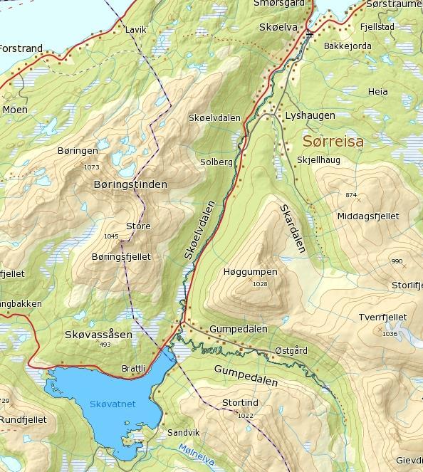 Måloppnåelse (%) Ferskvannsbiologen Rapport 217-9 4.11 Rossfjordelva (196.2Z) Gytefisktelling ble utført 5/9 av to tellere (V. Bentsen og Ø.K. Hanssen). Sikten var 4-5 m, og dekningen av elva var god.