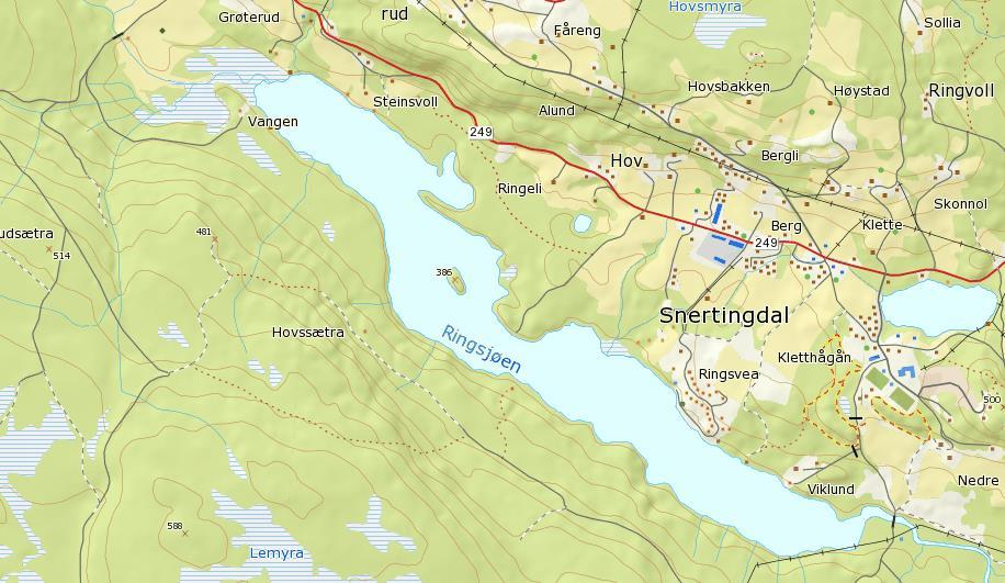 Ringsjøen Beliggenhet: Naturtype: Størrelse: Grunneiere (gnr. og bnr.): Vernestatus: Fisk: Aktivitet: Annet: Tidligere registreringer: Registreringer i 2007: 1 par + 1 ind. 06.05.