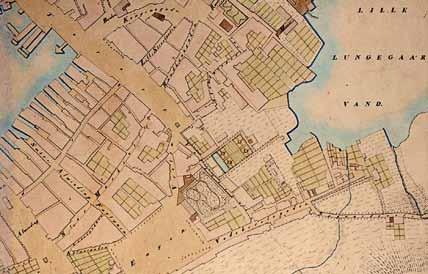 Kapittel 9 Kapittel 9 9. Noen utviklingstrekk Historisk gjennomgang av utviklingen av styringssystemet i Bergen Stadskonduktør Høegs kart viser Bergen sentrum anno 1840.