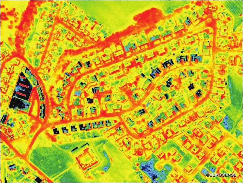 Termografi over tettbebyggelse i