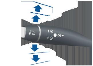 Aktiv Cruise Control cruisekontroll ved den nye hastighetsgrensen. Du kan også justere kjørehastigheten manuelt når som helst (se Endre den angitte hastigheten på side 79).