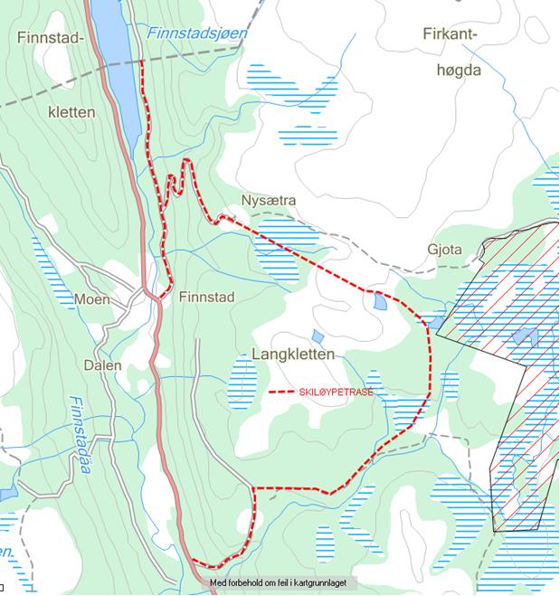 sårbar tid som vinteren og spesielt vårvinteren er allerede stor ved dagens løypenett sammen med skutertrafikk langs fjellveiene.