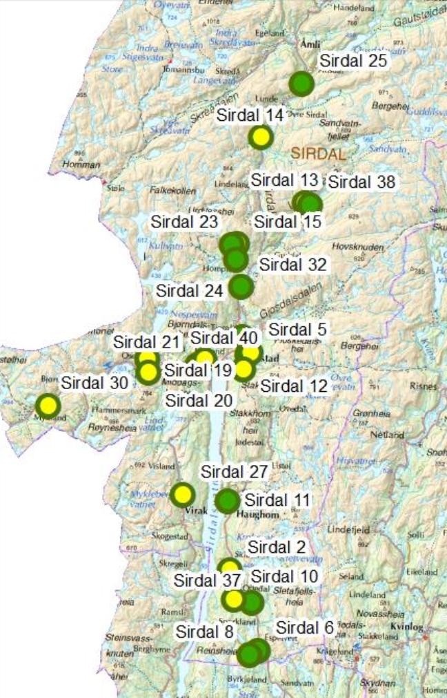 Bestandsutvikling hjort Sirdal kommune sitt langsiktige mål for hjortebestanden er ei kontrollert oppbygging til eit nivå som er gunstig med omsyn til verdiskaping, landbruksnæring, lokale