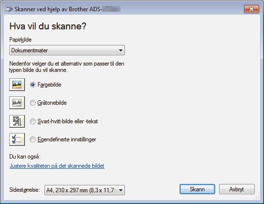 Hjem > Scan (Skann) > Skanne fra datamaskinen din (Windows ) > Skann ved å bruke Windows Fotogalleri eller Windows Faksing og