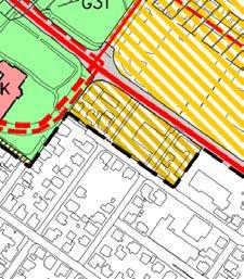 Bebyggelsen har klare likhetstrekk med resten av de kombinerte områdene i Stavanger øst og tas derfor med i den justerte planen som kombinert formål.