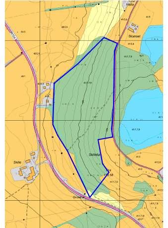 Rv 754 som går vest for området har forholdsvis liten trafikk, og med avstander til boligbebyggelse på over 100 m vil ikke støy bli noe problem.