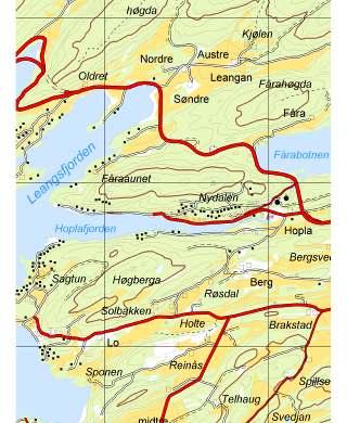 ssikkerhet Bratt terreng i bakkant demper den visuelle virkningen av tiltaket. Ligger inntil viltområde. Uaktuelt.