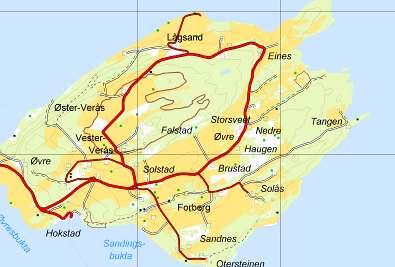 Miljø og naturressurser ssikkerhet Ligger ned mot sjøen helt nord på Ytterøya i et småkupert landskap.