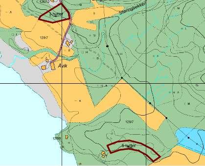 Områdene ligger innenfor indre sone i klausulerings-bestemmelsene for kommunens drikkevannskilde, og her er ikke nye hytter tillatt. Området tilrås dermed ikke omdisponert.