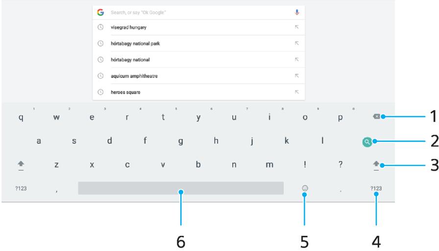 Smartfunksjonen for språk oppdager språket du bruker, og foreslår ord på det aktuelle språket når du skriver.