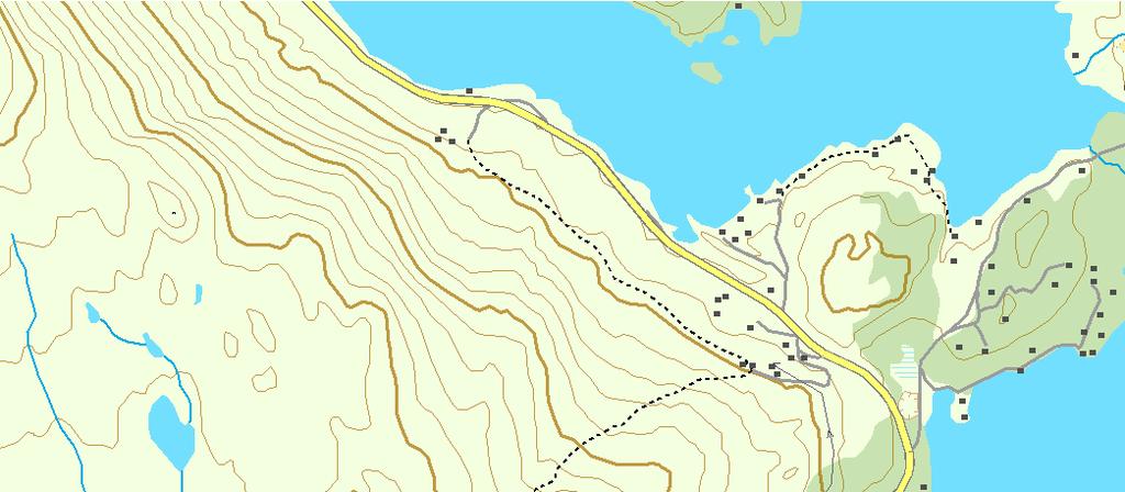 Verneverdig område Alternativ grense Kjerneområder Tidligere registreringer Målestokk 1:20 000 Omr.