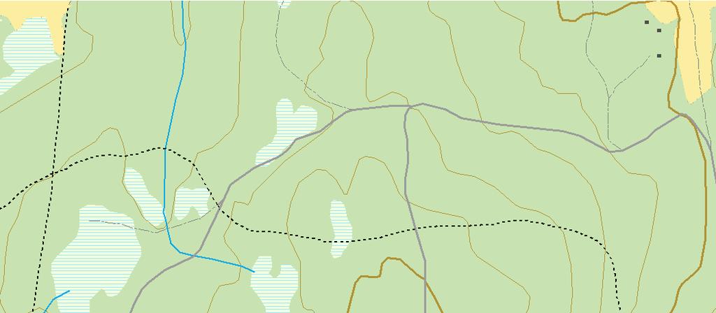 Kjerneområder Tidligere registreringer Målestokk 1:10 000 Omr.