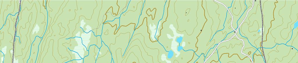 område Tidligere registreringer Målestokk 1:19 000 Kartgrunnlag N50 Ekvidistanse 20m Produsert 15.12.