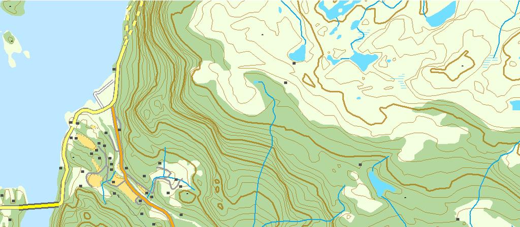 registreringer i forbindelse med vern av skog under ordningen "frivillig vern" 2008 Verneverdig område Alternativ grense Kjerneområder